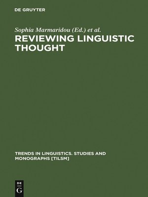 cover image of Reviewing Linguistic Thought